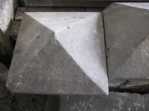 Pyramid pier capping